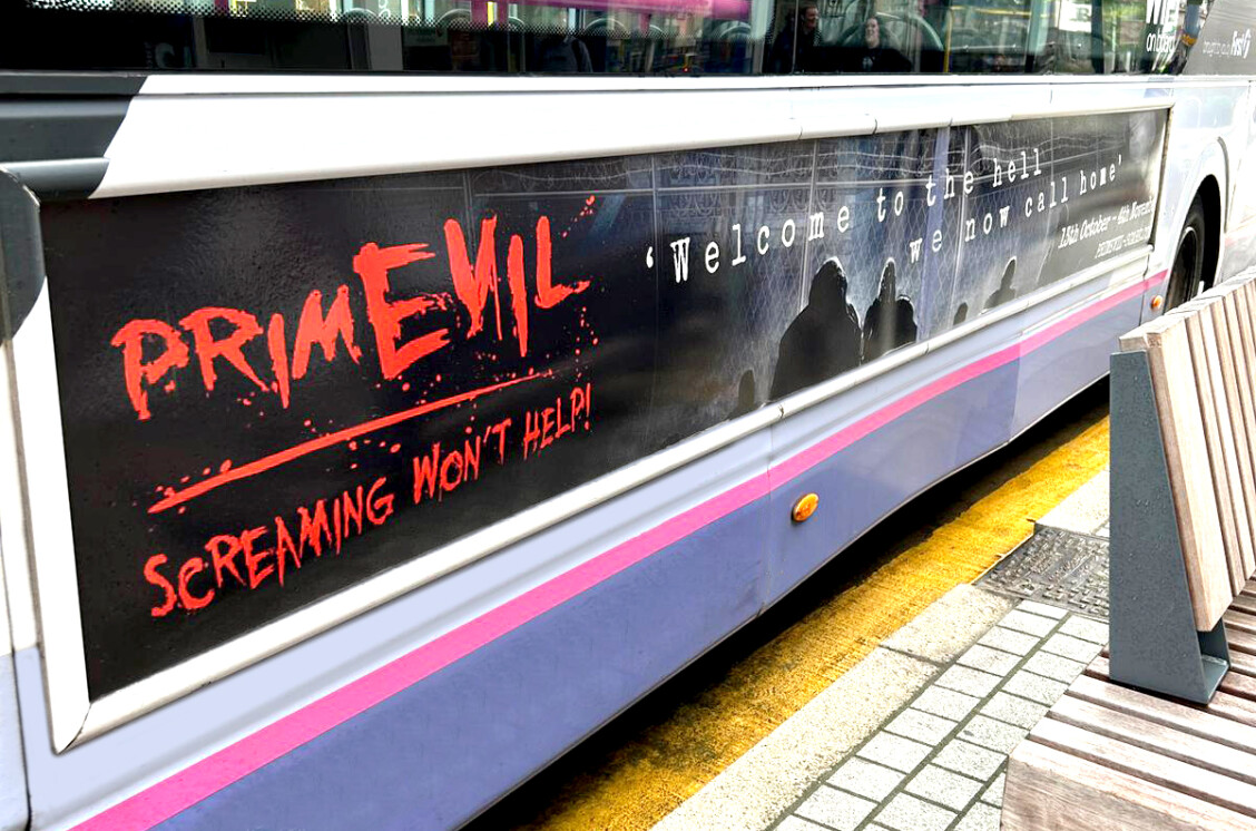 PrimEvil Bus Ad