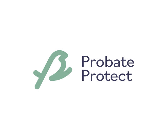 Probate Protect Brand ID Logo stacked white bg